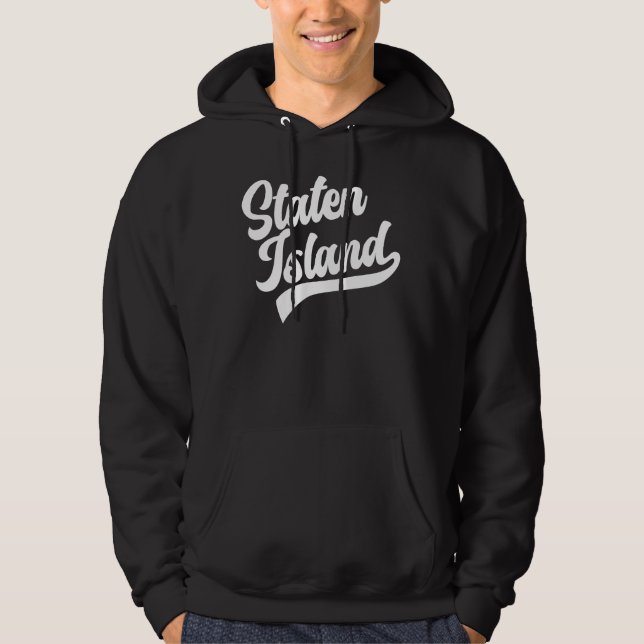 Staten Island NYC Hoodie (Framsida)