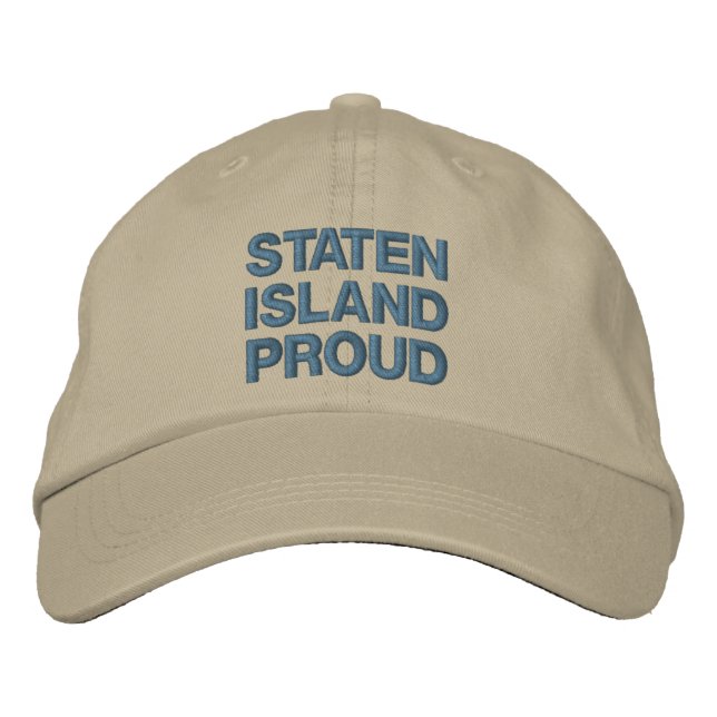 STATEN ISLAND PROUD cap Broderad Keps (Framsida)