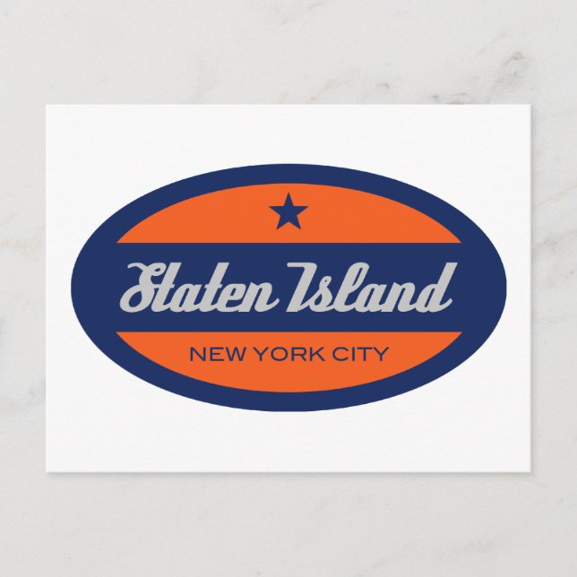 *Staten Island Vykort (Framsida)