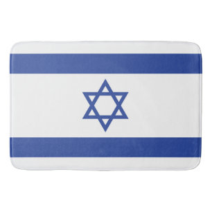 Staten Israel Flagga, stjärnan av David Judaism ju Badrumsmatta