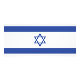 Staten Israel Flagga, stjärnan av David Judaism ju Reklamkort