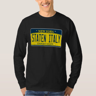 Staten Italien Island Ny New York Italienska T Shirt