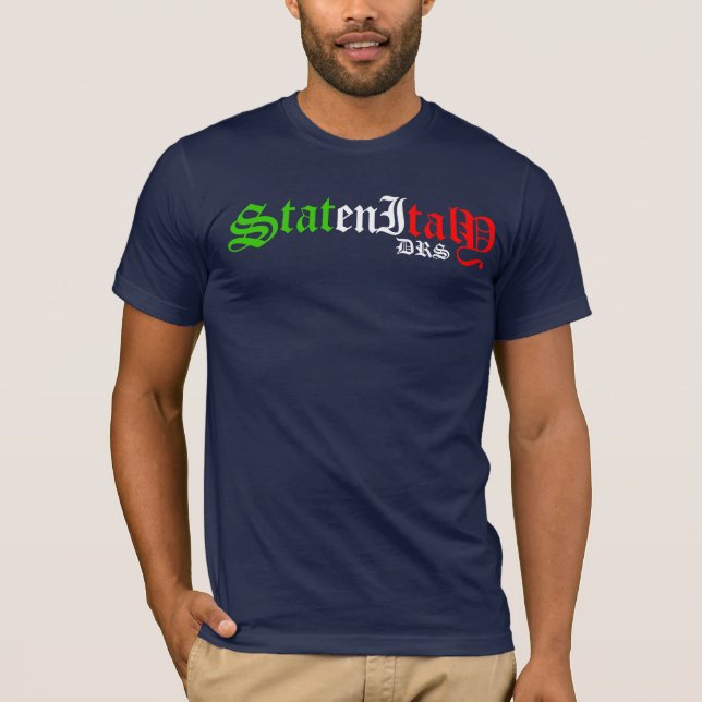 Staten italien tee shirt (Framsida)