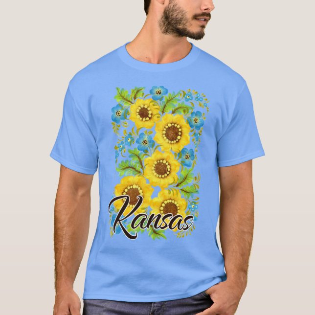 Staten Kansas överdimensionerad T Shirt (Framsida)