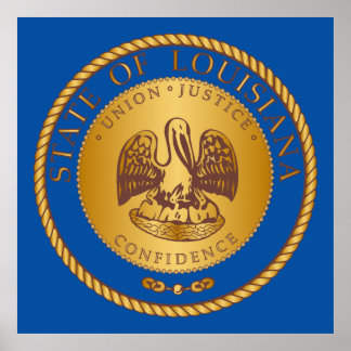 Staten Louisiana-sälen Poster