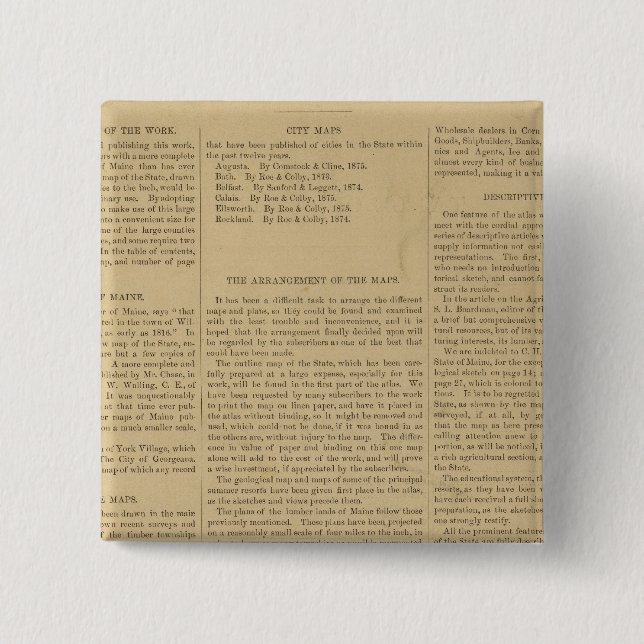 Staten Maines preface Atlas Knapp (Framsida)