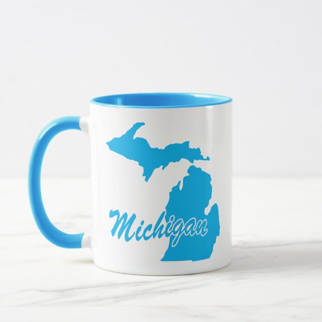 Staten Michigan Shape Mugg (Vänster)