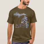 Staten Michigan Sten Beach Sjö MI Geologi T Shirt<br><div class="desc">Michigan Sten Beach Sjö staten MI Geology.</div>