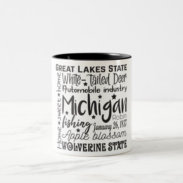 Staten Michigan Två-Tonad Mugg (Center)