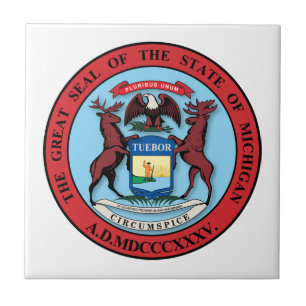 Staten Michigan Underbar Seal Kakelplatta