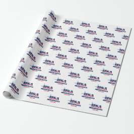 Staten Minnesota Stars och stripes Presentpapper