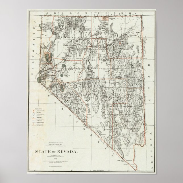 Staten Nevada Poster (Framsidan)