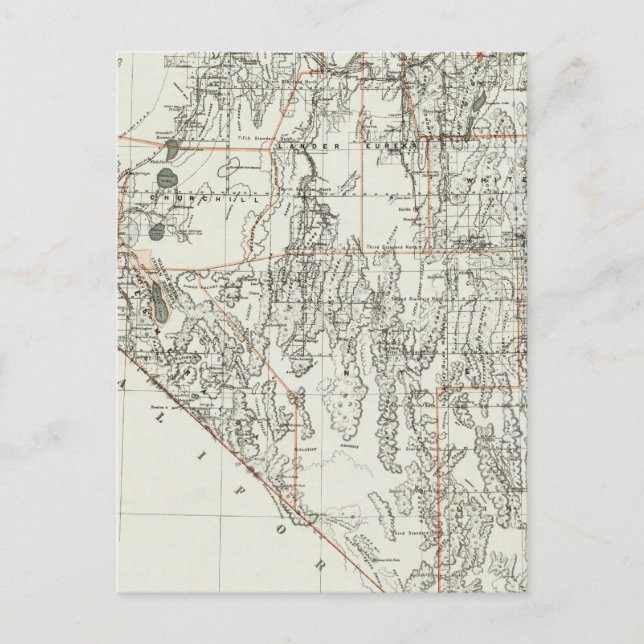 Staten Nevada Vykort (Framsida)