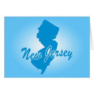 Staten New jersey Hälsningskort