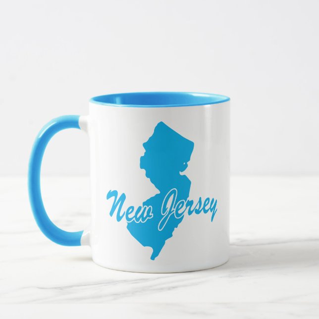 Staten New jersey Shape Mugg (Vänster)