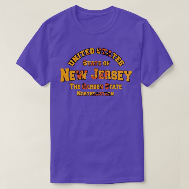 Staten New jersey T Shirt (Design framsida)
