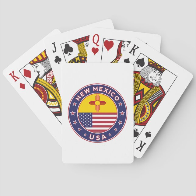 Staten New mexico Casinokort (Baksidan)