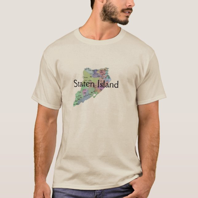 Staten ö (över karta) tröja (Framsida)