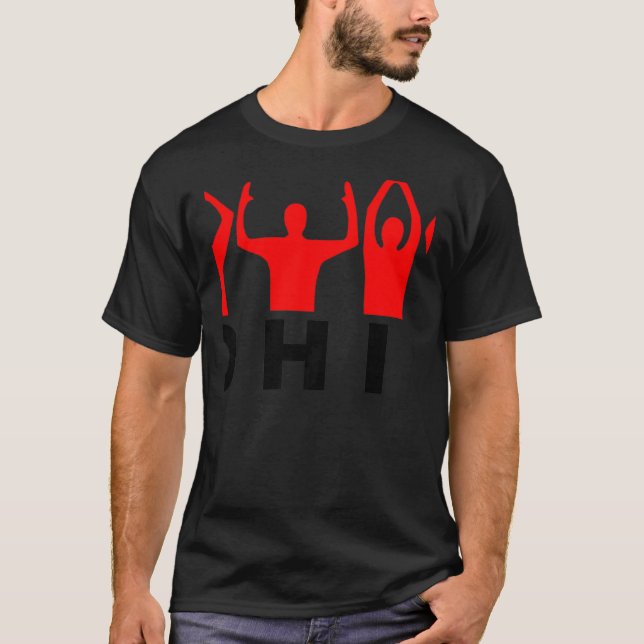Staten Ohio Pride manus text   T Shirt (Framsida)