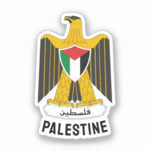 Staten Palestina jackar om arm Klistermärken