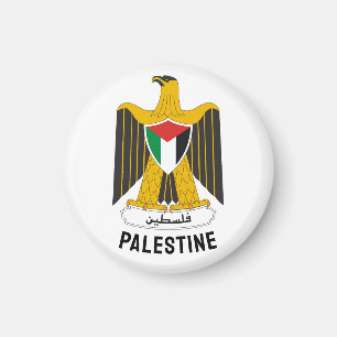 Staten Palestina jackar om arm Magnet