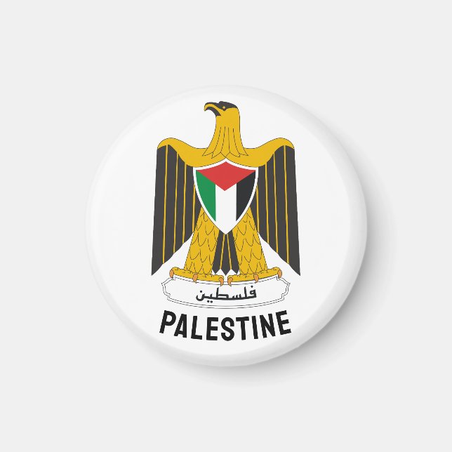 Staten Palestina jackar om arm Magnet (Framsidan)