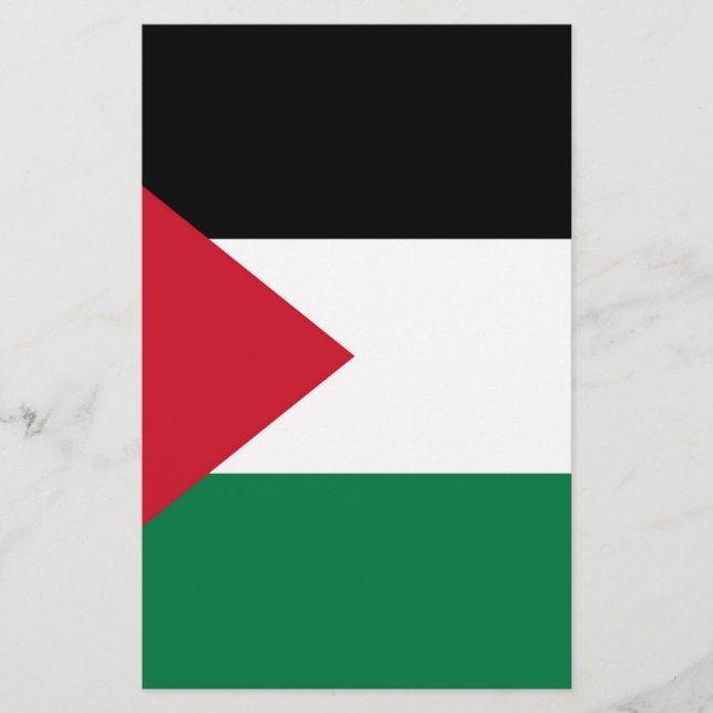 Staten Palestina land flagga Brevpapper (Framsida)