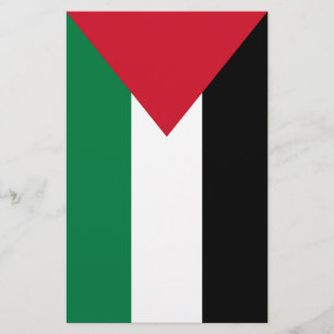 Staten Palestina land flagga Brevpapper