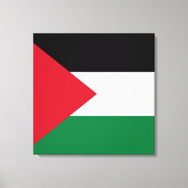 Staten Palestina land flagga Canvastryck