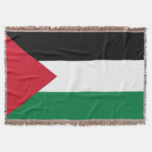 Staten Palestina land flagga Filt