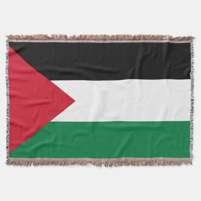 Staten Palestina land flagga Filt (Framsidan)