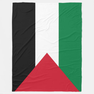 Staten Palestina land flagga Fleecefilt