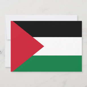 Staten Palestina land flagga Inbjudningar