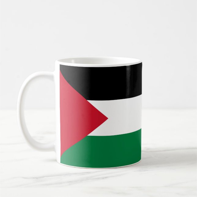 Staten Palestina land flagga Kaffemugg (Vänster)