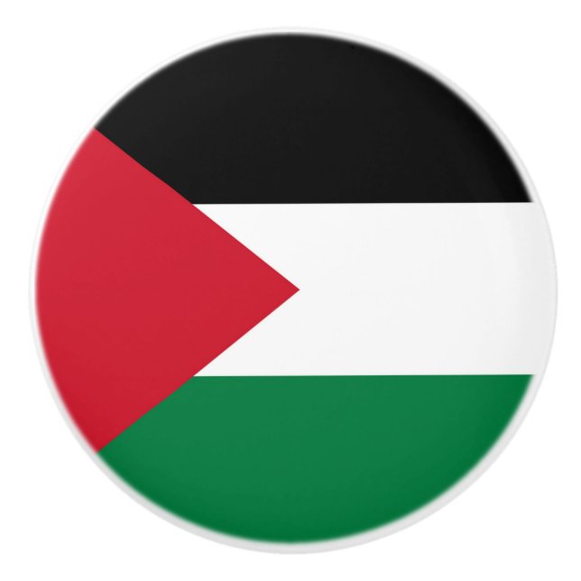 Staten Palestina land flagga Knopp (Framsidan)