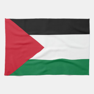 Staten Palestina land flagga Kökshandduk