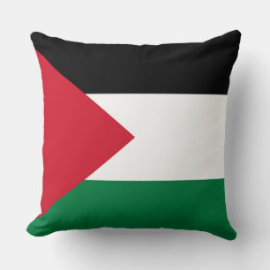 Staten Palestina land flagga Kudde