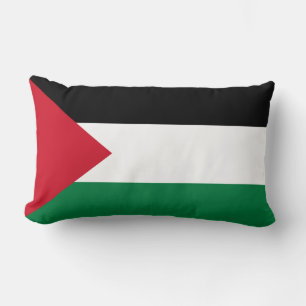 Staten Palestina land flagga Lumbarkudde
