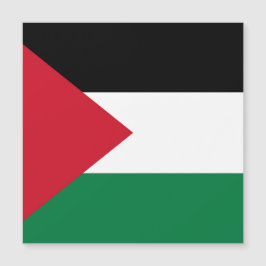 Staten Palestina land flagga Magnetisk Inbjudningskort