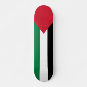 Staten Palestina land flagga Mini Skateboard Bräda 18,5 Cm