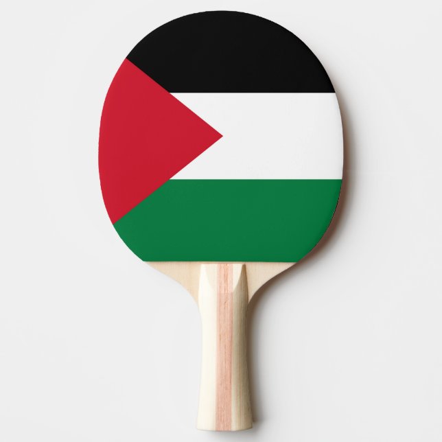 Staten Palestina land flagga Pingisracket (Framsidan)