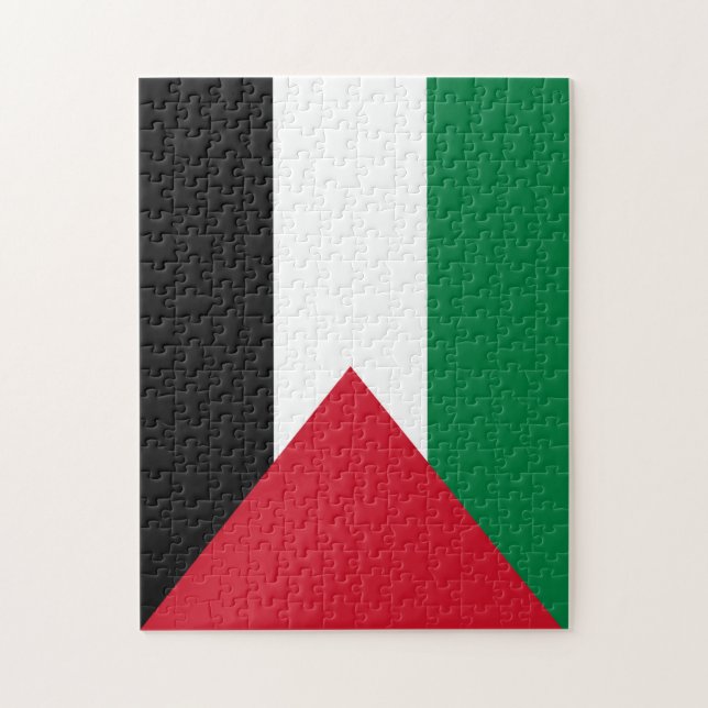 Staten Palestina land flagga Pussel (Vertikal)