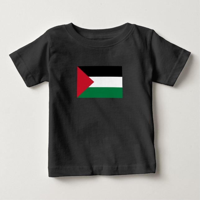 Staten Palestina land flagga T Shirt (Framsida)