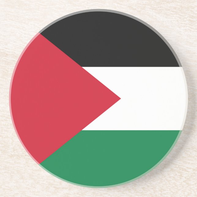 Staten Palestina land flagga Underlägg (Framsidan)