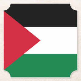 Staten Palestina land flagga Underlägg Papper