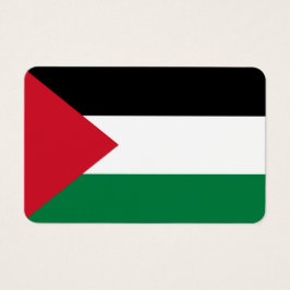 Staten Palestina land flagga Visitkort