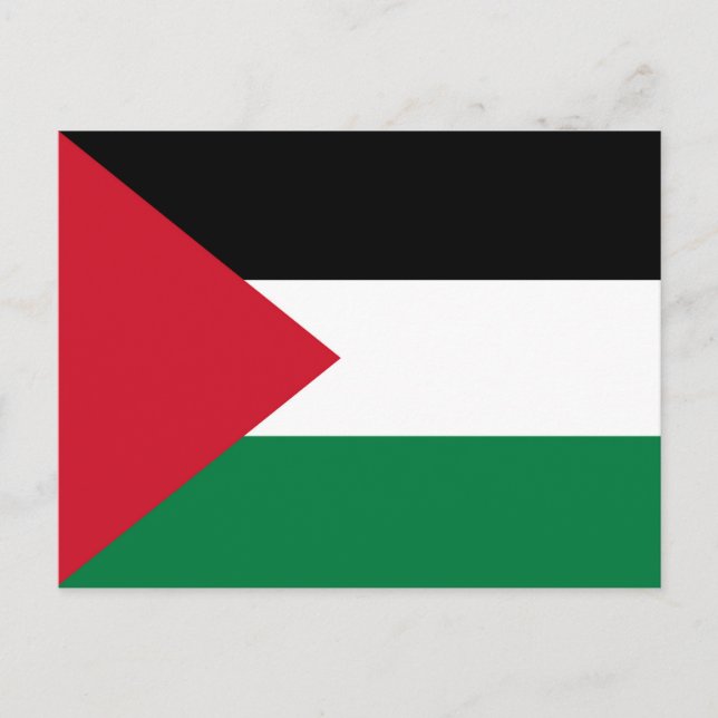 Staten Palestina land flagga Vykort (Framsida)