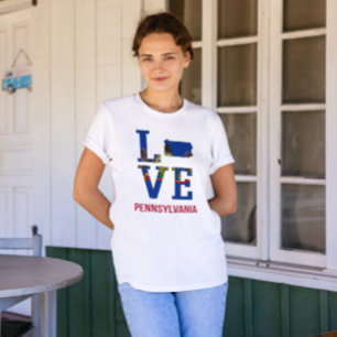 Staten Pennsylvania Kärlek USA T Shirt