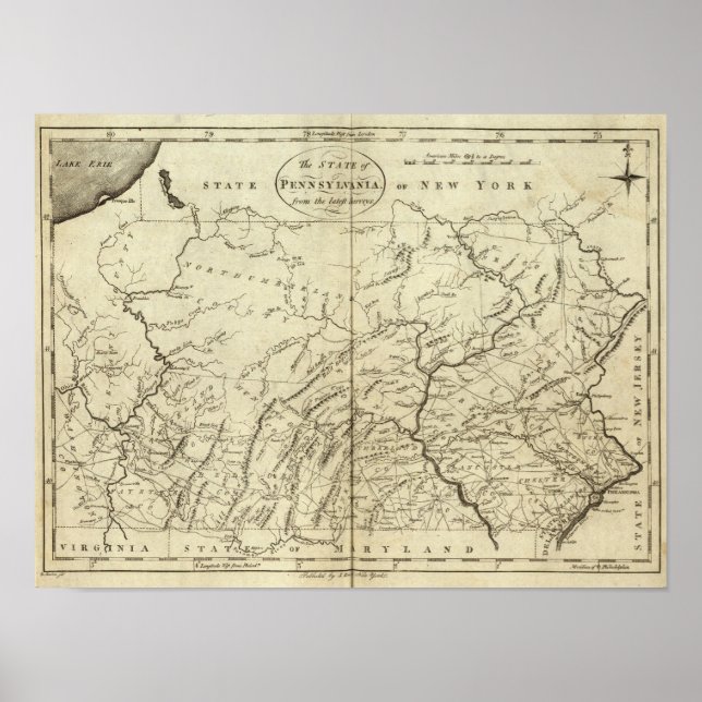 Staten Pennsylvania Poster (Framsidan)