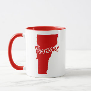 Staten Vermont Shape Red Mugg